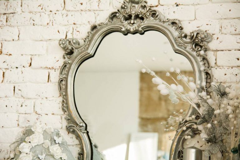 How to gild a mirror frame Sweet Home