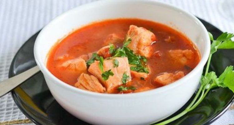 fish and turmeric soup